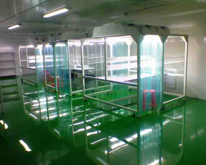 根據(jù)潔凈棚的使用性質(zhì)和潔凈度要求，確定照度標(biāo)準(zhǔn)。